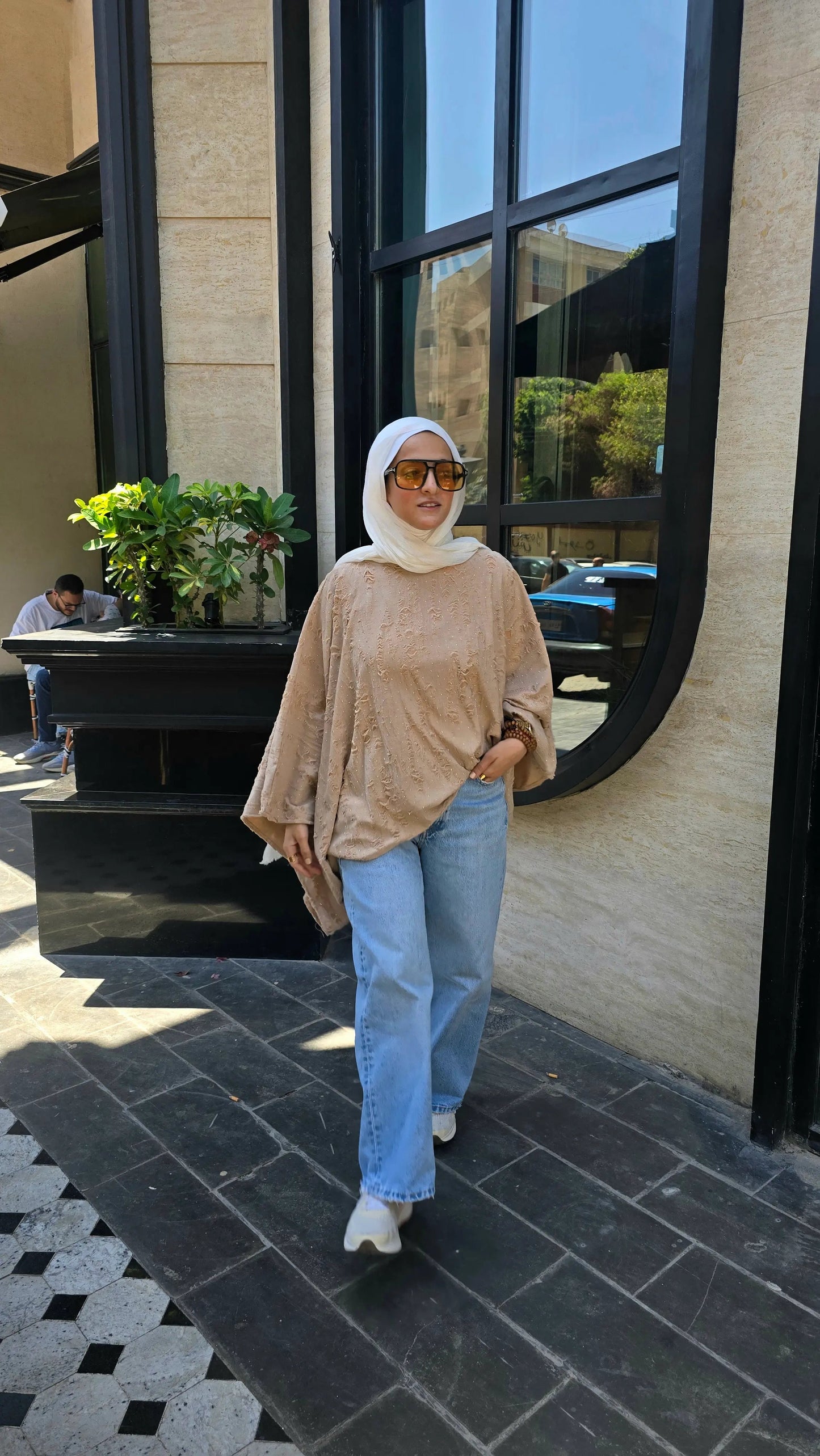 Crystal Blouse Beige