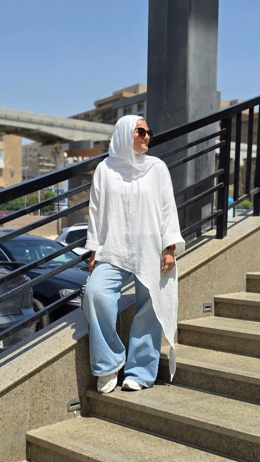Bon Bon blouse White