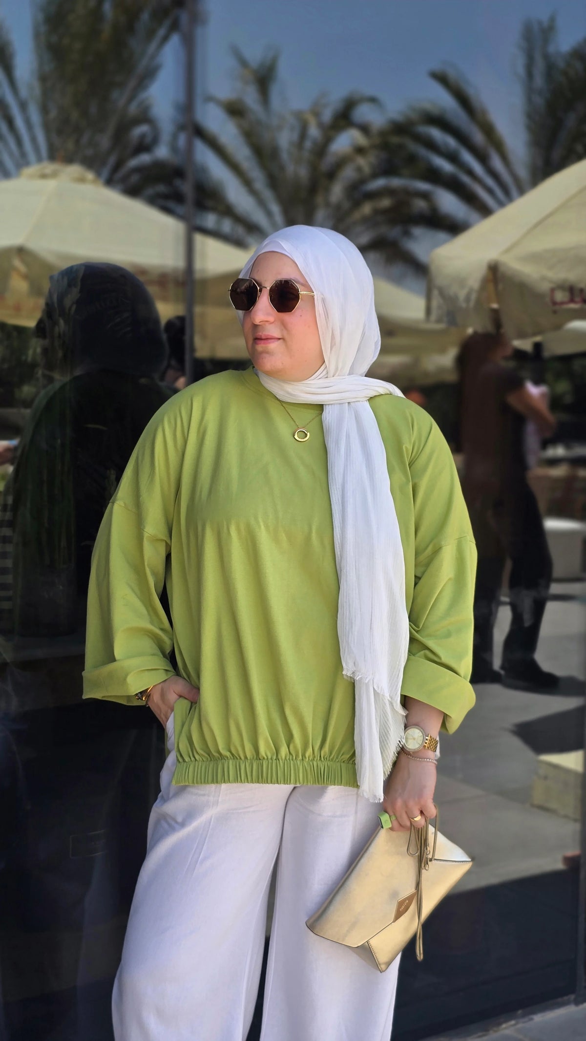 Pink Lemonade - Olive Green